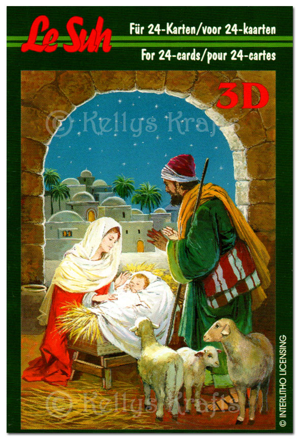 Decoupage Mini Book, 24 Pages - Christmas Nativity (333023)