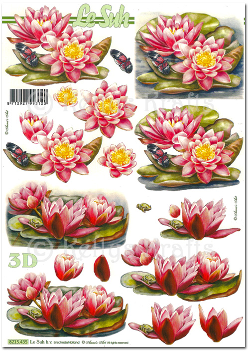 (image for) 3D Decoupage A4 Sheet - Floral (8215435)