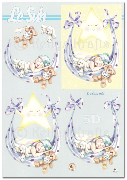 3D Decoupage A5 Sheet - Baby Theme (345668-11)