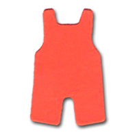 Bitty Doll Clothing - Dungarees (Pack of 10) - Click Image to Close