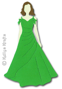 Lady Doll Ball Dress Kit, Bright (makes 5) - Click Image to Close