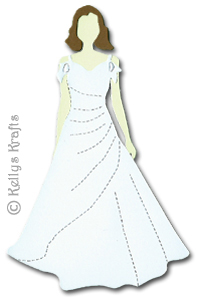 Lady Doll Ball Dress Kit, White (makes 5)