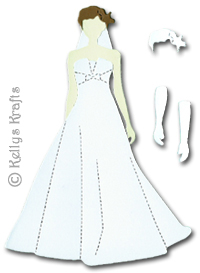 Lady Doll Wedding Kit, White (makes 5)