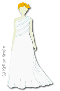 Lady Doll Elegant Dress Kit, White (makes 5)