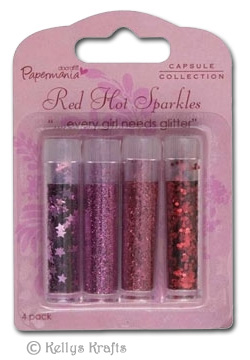 (image for) Glitter & Confetti - Red Hot Sparkles (4 Pack) PMA4311001