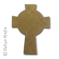 Gold Die Cut Celtic Cross (1 Piece)