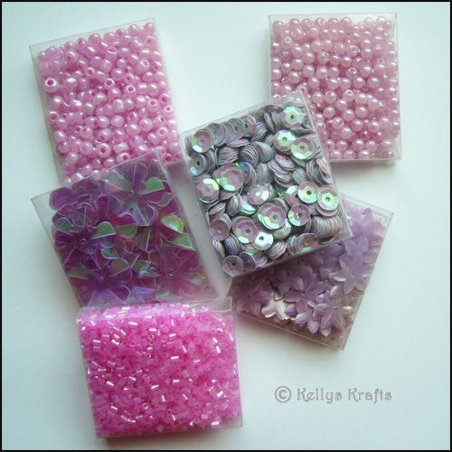 Mixed Embellishment Kit - Lilac Theme