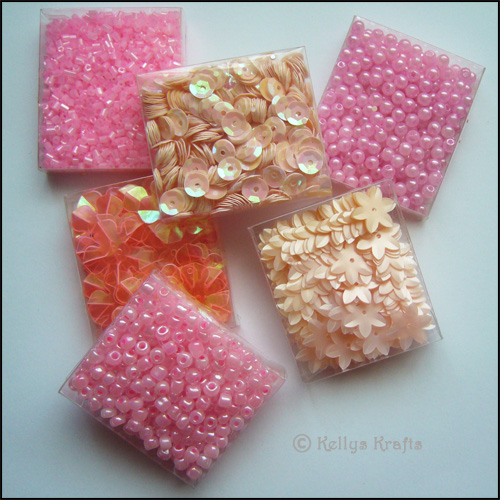 Mixed Embellishment Kit - Pink Theme