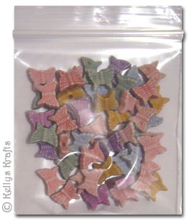 Resin Embellishments, Butterfly (Approx 100 Pieces)