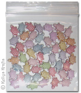 Resin Embellishments, Turtles (Approx 100 Pieces)