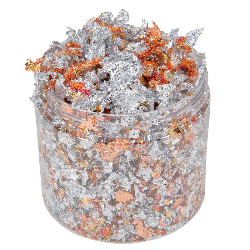 (image for) Cosmic Shimmer Gilding Flakes, Red Speckle (200ml tub)