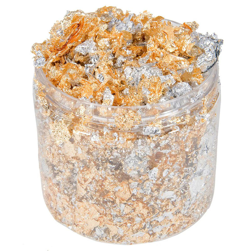 (image for) Cosmic Shimmer Gilding Flakes, Sunlight Speckle (200ml tub)