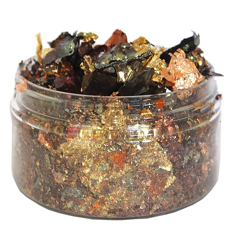 (image for) Cosmic Shimmer Gilding Flakes, Gemstones (100ml tub)