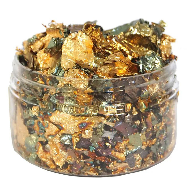 (image for) Cosmic Shimmer Gilding Flakes, Summer Meadow (100ml tub)