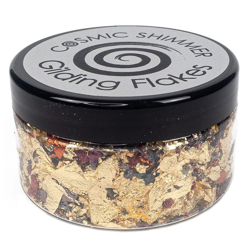 (image for) Cosmic Shimmer Gilding Flakes, Sunlit Forest (100ml tub)