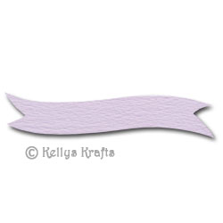 Die Cut Banner - Plain With No Text, Lilac (1 Piece)