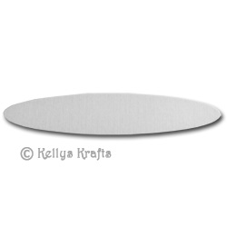 (image for) Die Cut Banner - Oval, Plain With No Text, White (1 Piece)