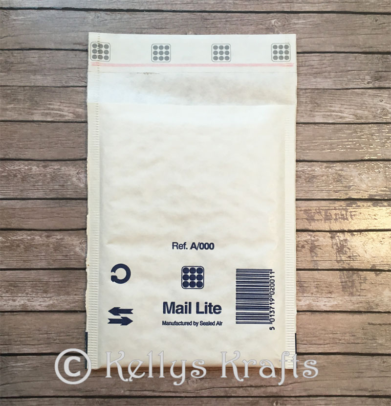 Lightly Padded White Mailing Envelope, Size A/000 (1 Piece)