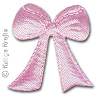 Pink Puffy Fabric Satin Bow (1 Piece)