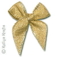 Gold Fabric Bow (1 Piece)