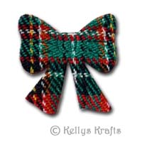 Pack of Tartan Fabric Bows, Large (5 Pieces)