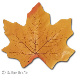 Fabric Leaf, Yellow (1 Piece)