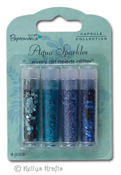 Glitter & Confetti - Aqua Sparkles (4 Pack) PMA4311002