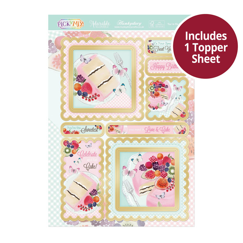 Die Cut Topper Sheet - You're The Sweetest (959)