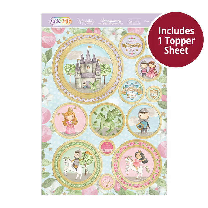 (image for) Die Cut Topper Sheet - Once Upon A Time (815)