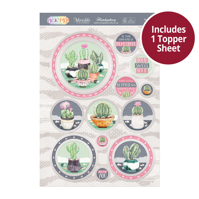 Die Cut Topper Sheet - Plant A Little Happiness (819)