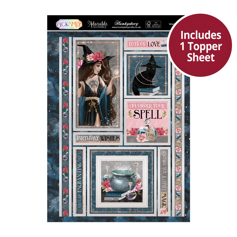 Die Cut Topper Sheet - Witching Hour (829)