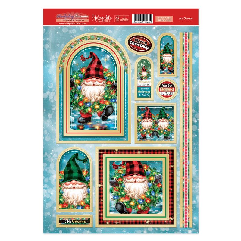 Die Cut Topper Sheet - My Gnomie (126)