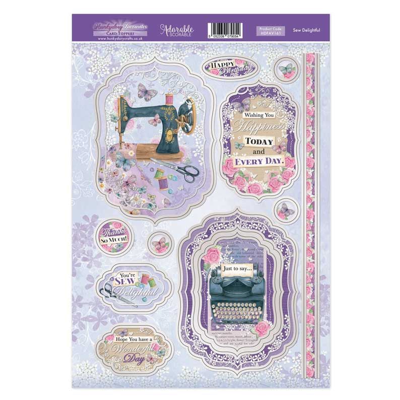 (image for) Die Cut Topper Sheet - Sew Delightful (161)