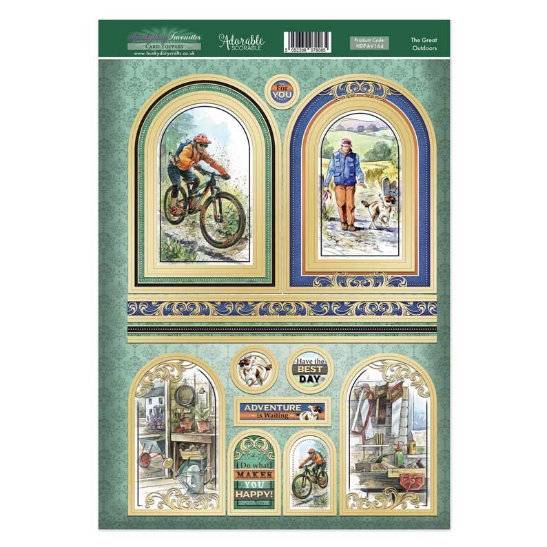 Die Cut Topper Sheet - The Great Outdoors (164)