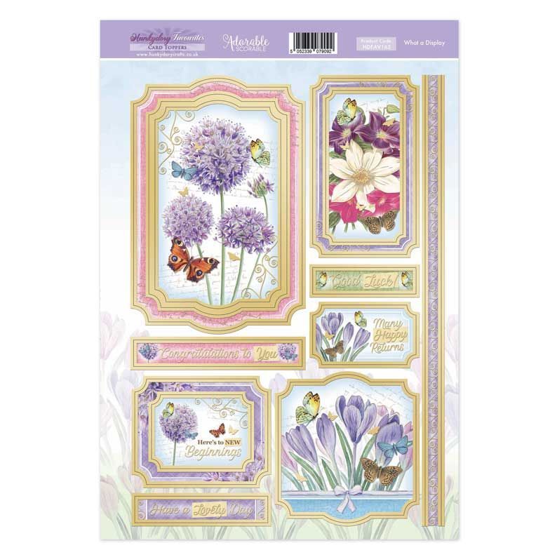 (image for) Die Cut Topper Sheet - What A Display (165)