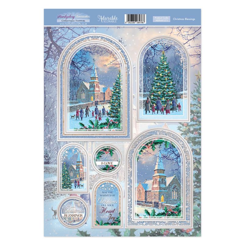 Die Cut Topper Sheet - Christmas Blessings (171)