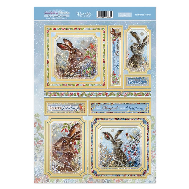Die Cut Topper Sheet - Feathered Friends (175)