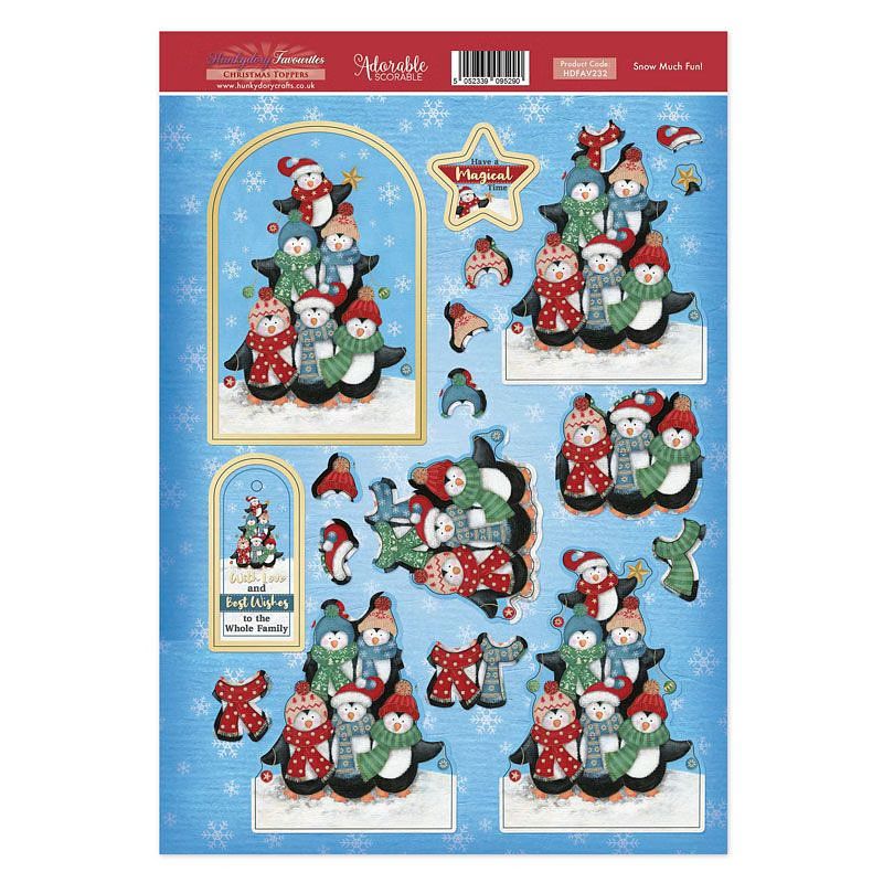 (image for) Die Cut Topper Sheet - Snow Much Fun! (232)