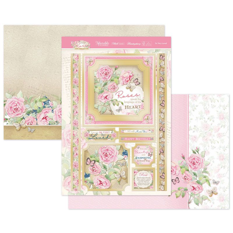 (image for) Die Cut Topper Set - Forever Florals Rose, So Very Loved