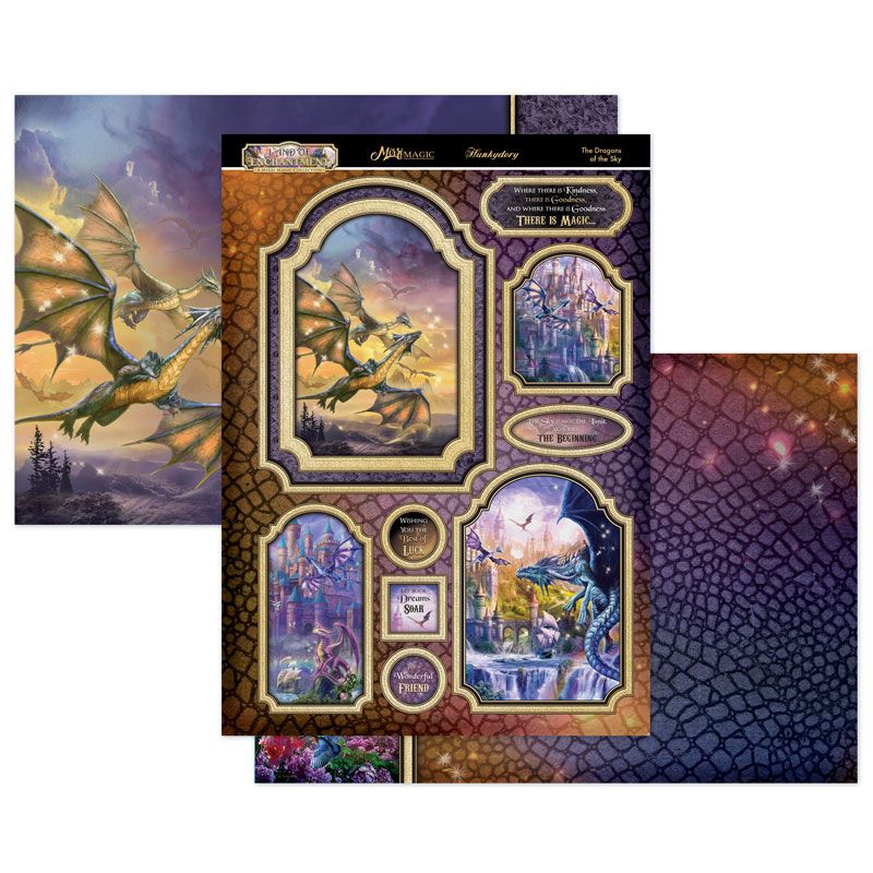Die Cut Topper Set - Land of Enchantment, The Dragons of the Sky