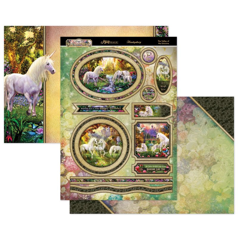 Die Cut Topper Set - Land of Enchantment, The Valley of the Unicorns