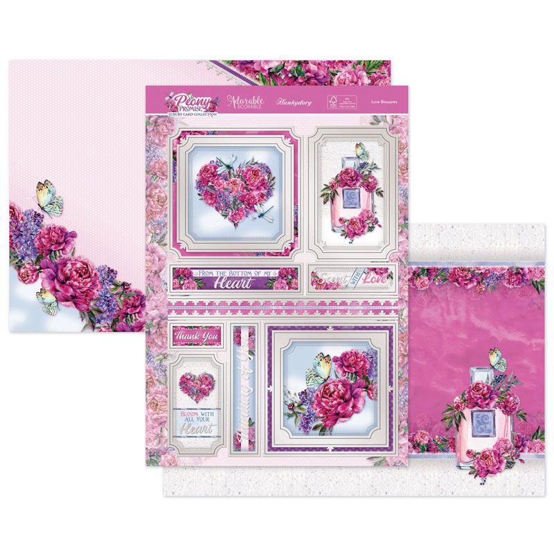 Die Cut Topper Set - Peony Promise, Love Blossoms
