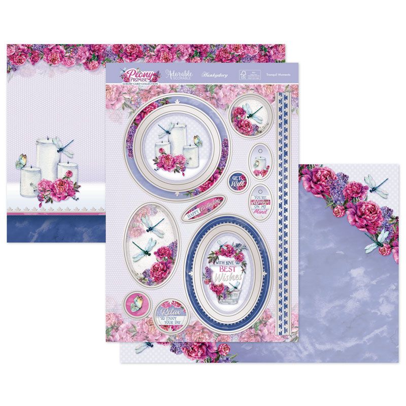 Die Cut Topper Set - Peony Promise, Tranquil Moments