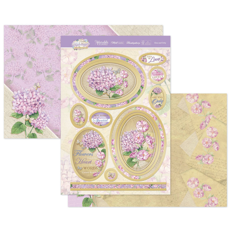 (image for) Die Cut Topper Set - Forever Florals Hydrangea, One And Only