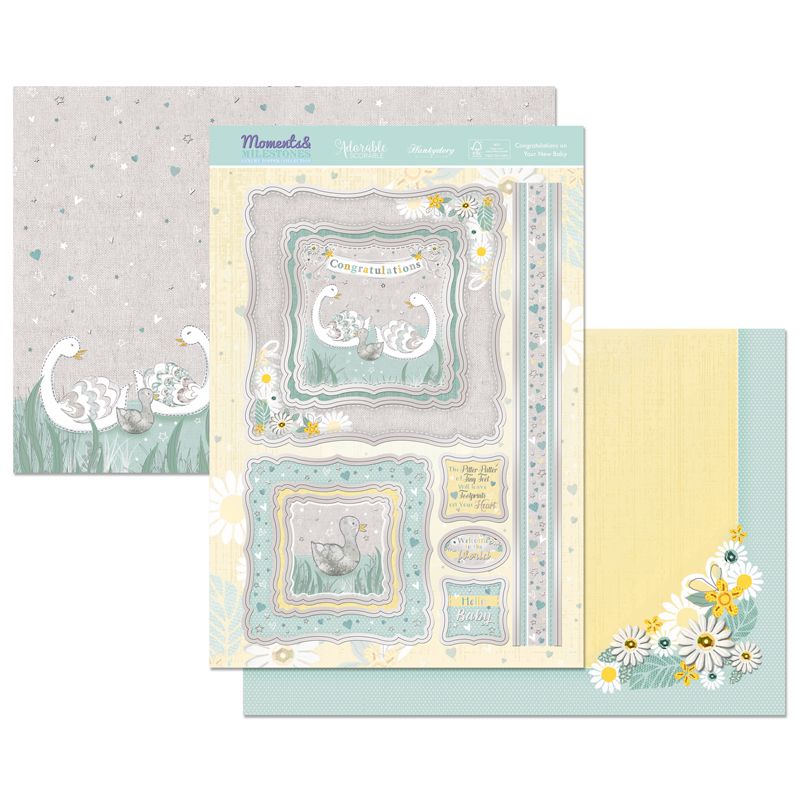 Die Cut Topper Set - Moments & Milestones, Congratulations New Baby