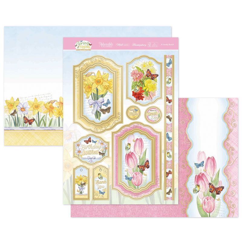 Die Cut Topper Set - Spring Melody, A Lovely Bunch
