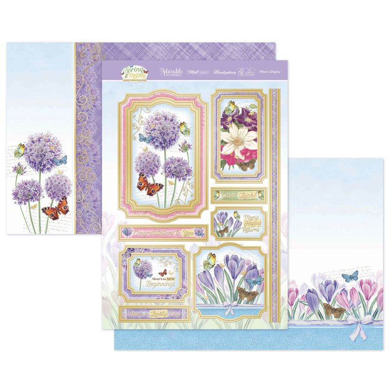 Die Cut Topper Set - Spring Melody, What A Display