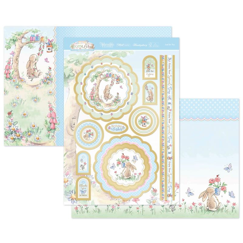 Die Cut Topper Set - Bunny's Special Day, Just For You