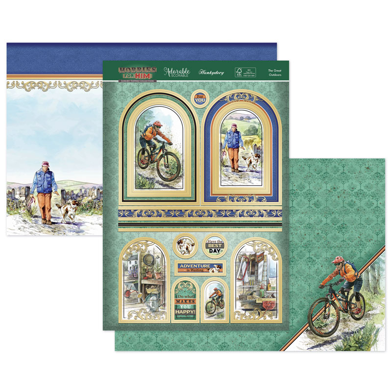 Die Cut Topper Set - Hobbies For Him, The Great Outdoors