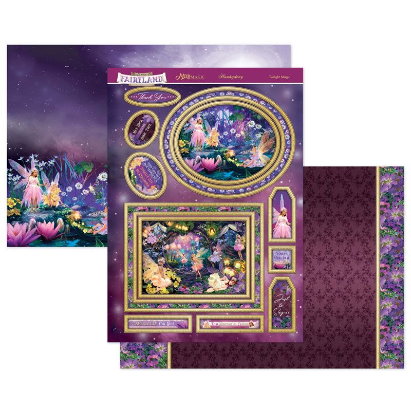 Die Cut Topper Set - Welcome to Fairyland, Twilight Magic